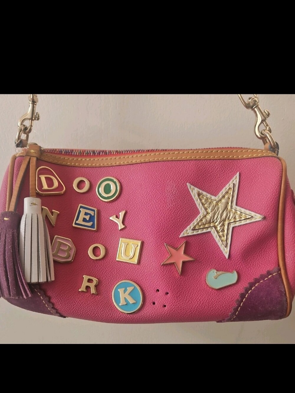 Dooney & Bourke Charm Lindsay Lohan Collection Shoulder Bag Y2K